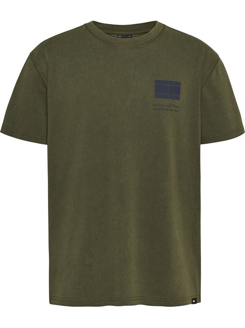 t-shirt Tommy Jeans | DM0DM18592MR1 VERDE